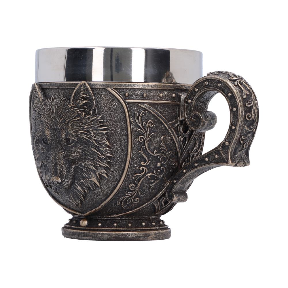 Bronzed Wolf Cup 10.6cm - Image 2