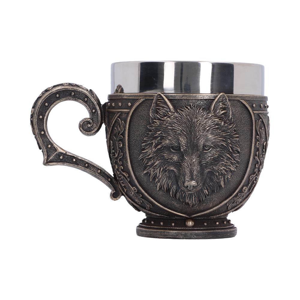 Bronzed Wolf Cup 10.6cm - Image 3