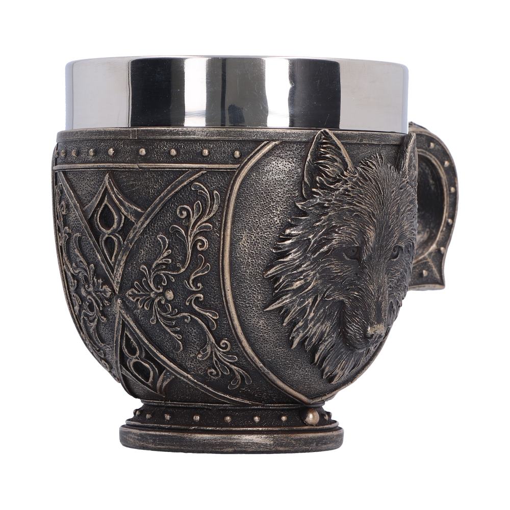 Bronzed Wolf Cup 10.6cm - Image 4