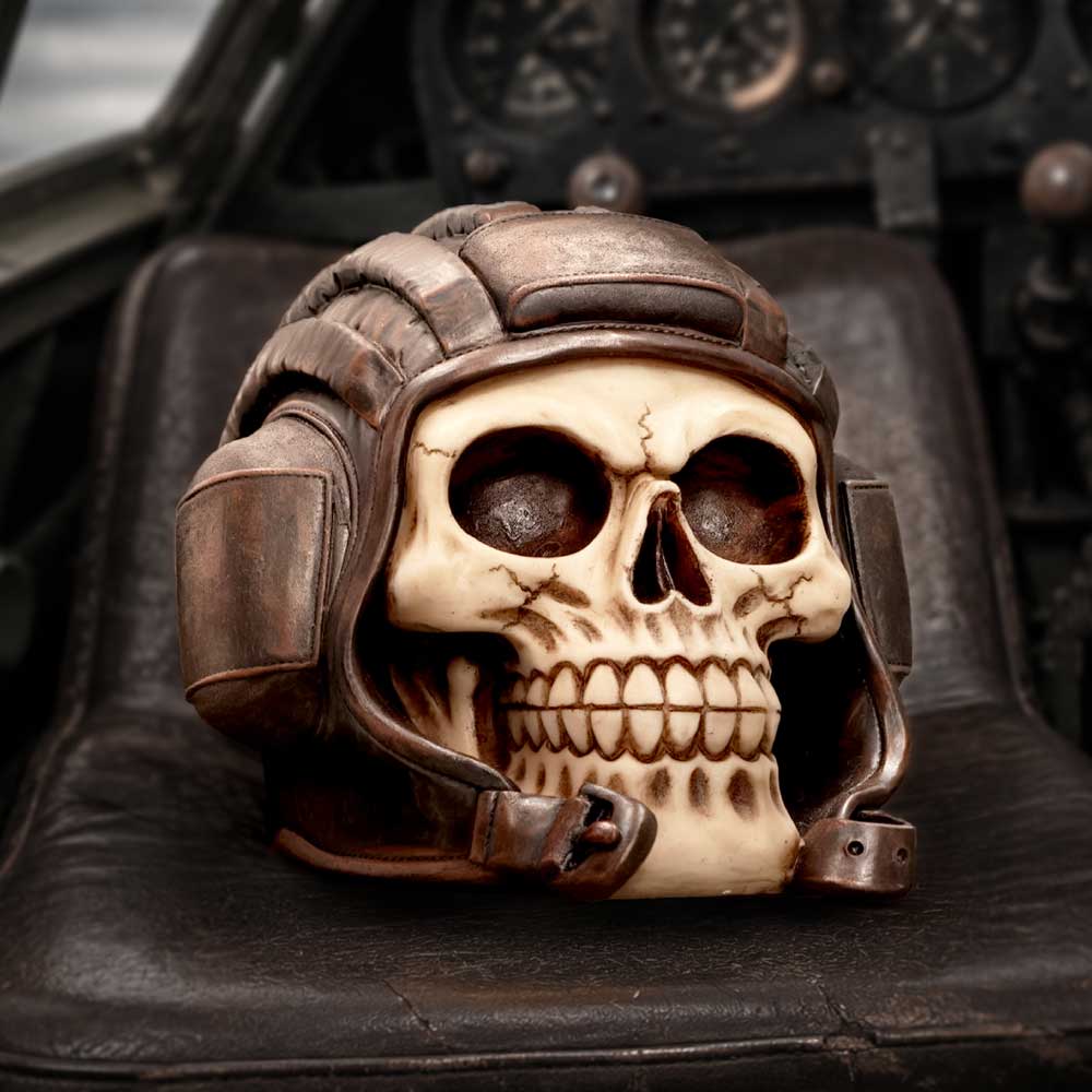Tankman Skull Ornament 13cm - Image 5