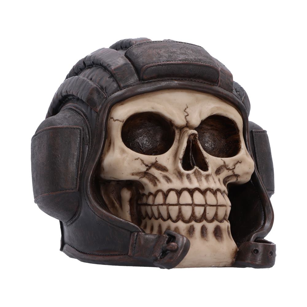 Tankman Skull Ornament 13cm