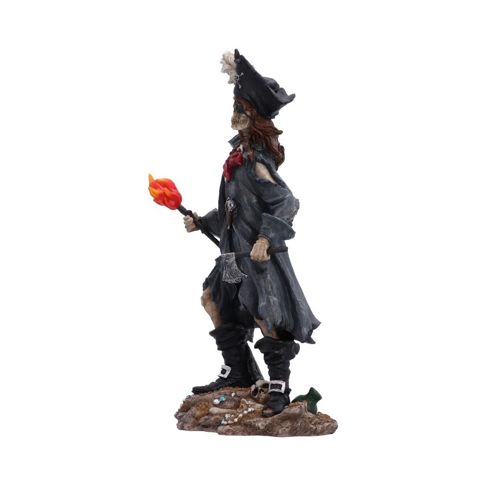 Skeletal Pirate Captain Figurine 24.2cm. - Image 2