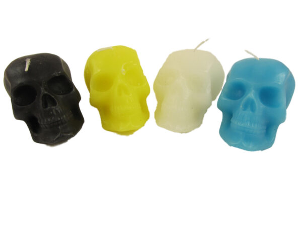 Halloween Gothic Skull Candles